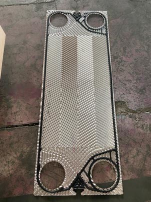 SS304 Gaskets Heat Exchangers Plates 1.0MPa Tranter GC51